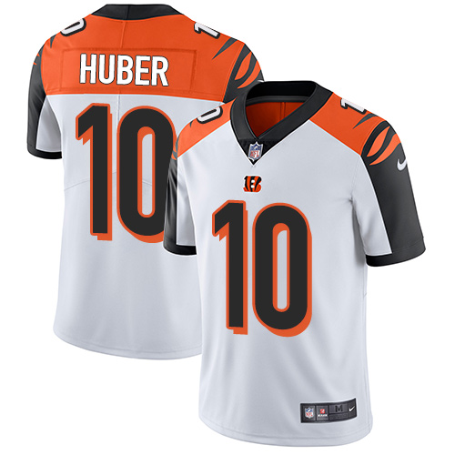 Nike Bengals #10 Kevin Huber White Men's Stitched NFL Vapor Untouchable Limited Jersey